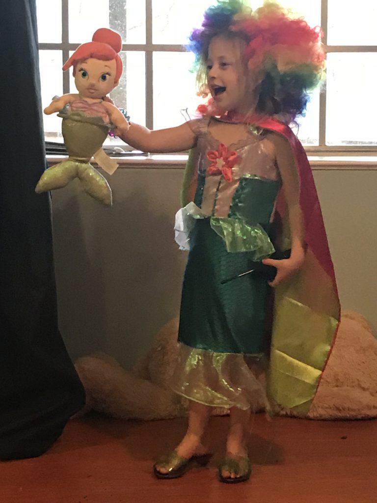 snow day mermaids